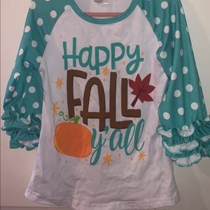 Size 4/5 little girls icing raglan